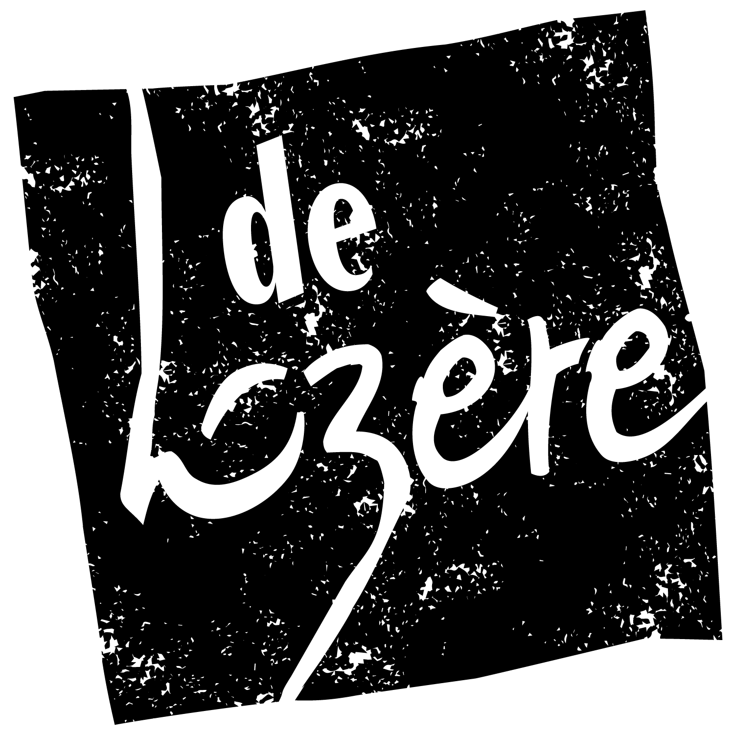 Logo noir - de Lozère